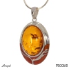 Pendant P5006-B with real Amber
