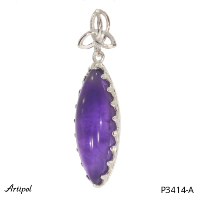 Anhänger P3414-A mit echter Amethyst