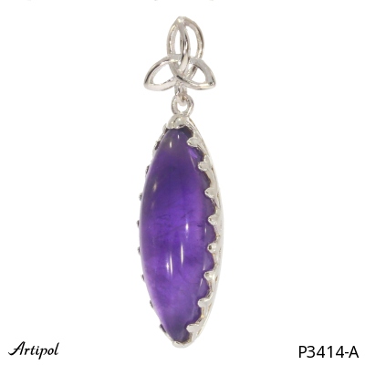 Pendant P3414-A with real Amethyst