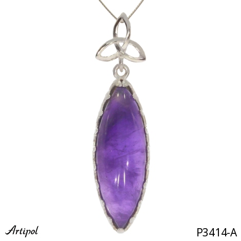 Anhänger P3414-A mit echter Amethyst