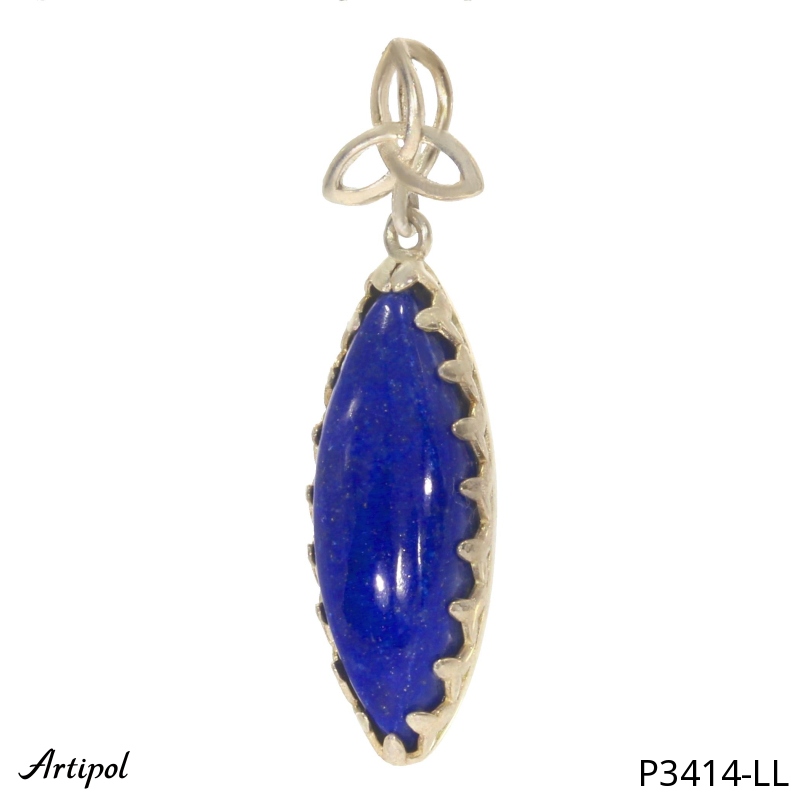 Pendentif P3414-LL en Lapis-lazuli véritable
