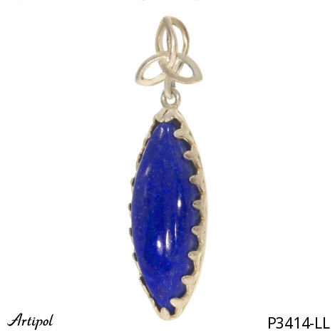 Pendentif P3414-LL en Lapis-lazuli véritable