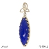 Pendentif P3414-LL en Lapis-lazuli véritable