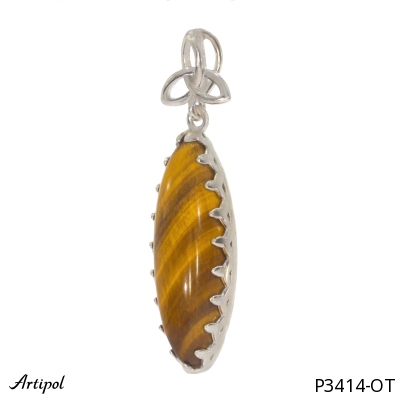 Pendant P3414-OT with real Tiger Eye