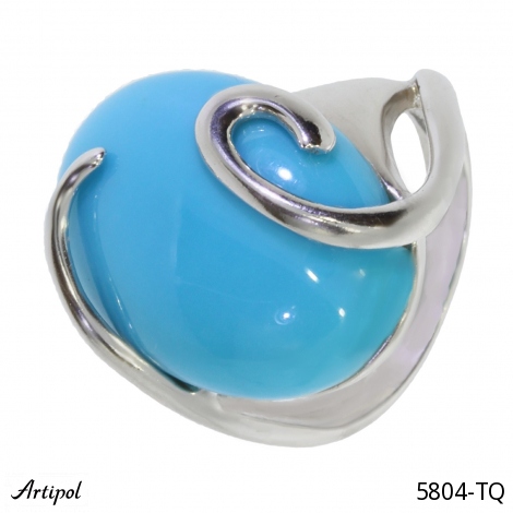 Bague 5804-TQ en Turquoise véritable