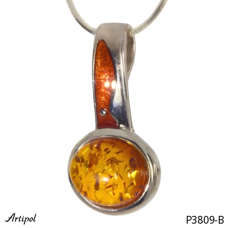 Pendentif P3809-B en Ambre véritable