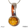 Pendentif P3809-B en Ambre véritable