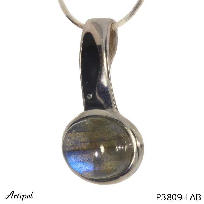 Pendant P3809-LAB with real Labradorite