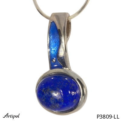 Pendentif P3809-LL en Lapis-lazuli véritable