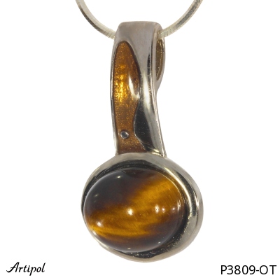 Pendant P3809-OT with real Tiger Eye