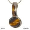 Pendant P3809-OT with real Tiger's eye