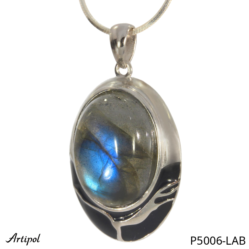 Pendant P5006-LAB with real Labradorite