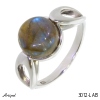 Ring 3012-LAB with real Labradorite