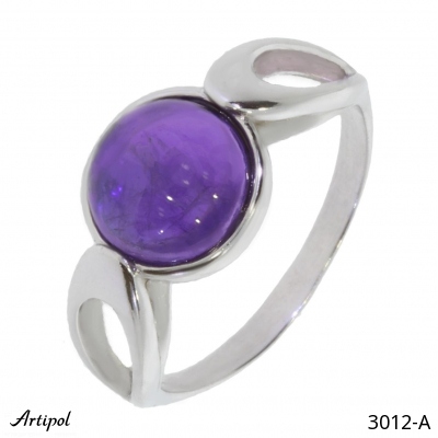 Ring 3012-A with real Amethyst