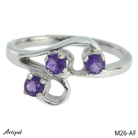 Ring M26-AF mit echter Amethyst