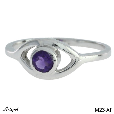 Bague M23-AF en Améthyste véritable
