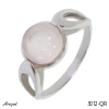 Bague 3012-QR en Quartz rose véritable