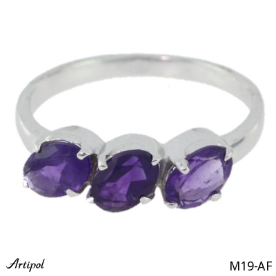 Ring M19-AF mit echter Amethyst