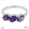 Ring M19-AF mit echter Amethyst