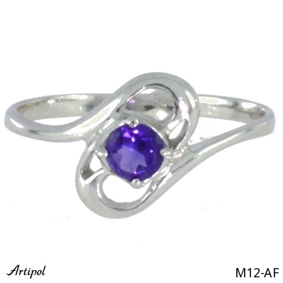 Bague M12-AF en Améthyste véritable