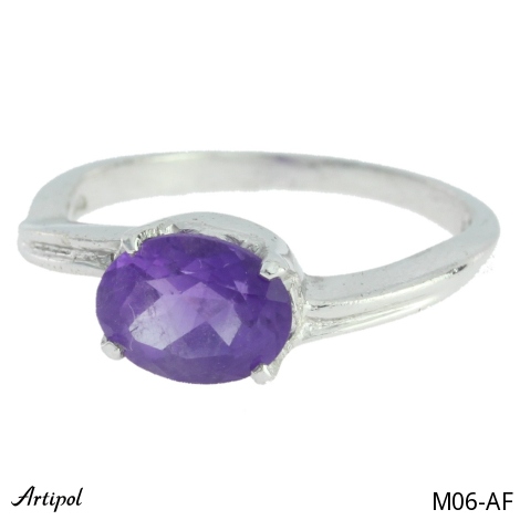 Ring M06-AF mit echter Amethyst