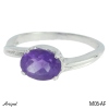 Ring M06-AF mit echter Amethyst