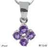 Pendant PF10-AF with real Amethyst