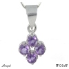 Pendant PF06-AF with real Amethyst