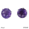 Ohrringe EF03-AF mit echter Amethyst