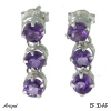 Ohrringe EF30-AF mit echter Amethyst