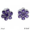 Earrings EF36-AF with real Amethyst