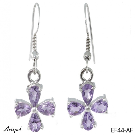 Boucles d'oreilles EF44-AF en Améthyste véritable