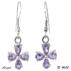 Earrings EF44-AF with real Amethyst