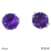 Ohrringe EF02-AF mit echter Amethyst