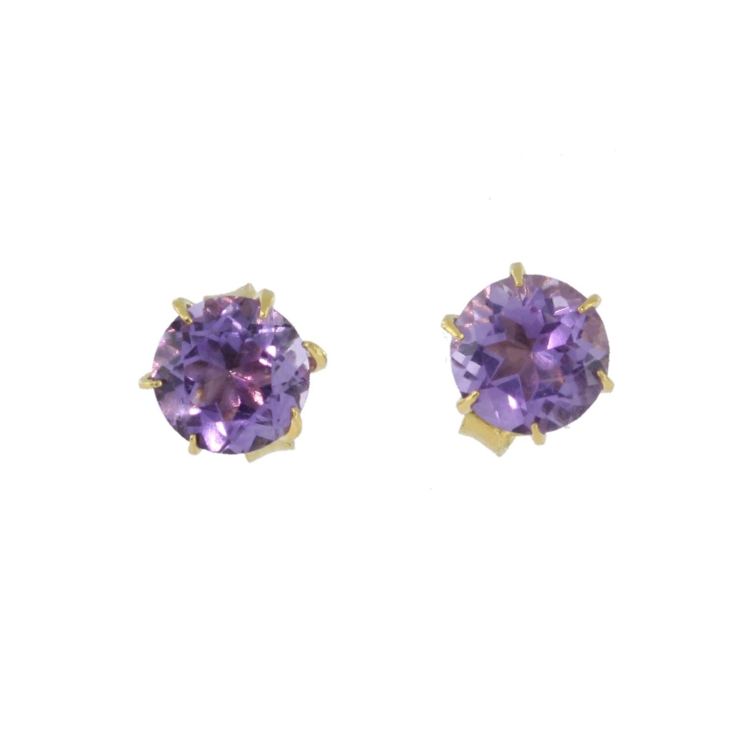 Boucles D'oreilles Vintage YSL - Bijou Promotionnel Authentique - Doré - Clous En Alliage Métallique