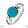 Bague 3012-TQ en Turquoise véritable