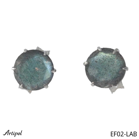 Ohrringe EF02-LAB mit echter Labradorit