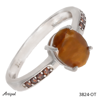Ring 3824-OT with real Tiger's eye