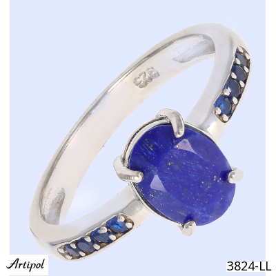 Ring 3824-LL with real Lapis lazuli