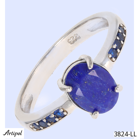 Ring 3824-LL mit echter Lapis Lazuli