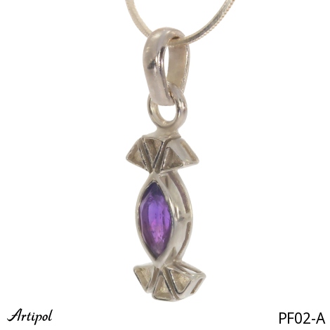 Pendentif PF02-A en Améthyste véritable