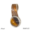 Pendant P3417-OT with real Tiger's eye