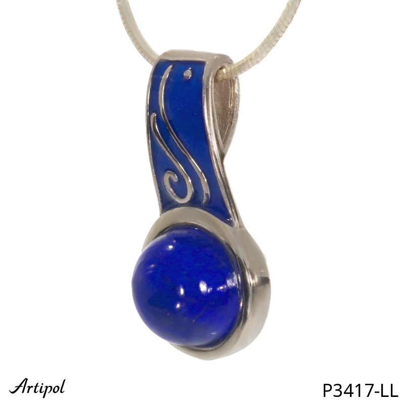 Pendentif P3417-LL en Lapis-lazuli véritable