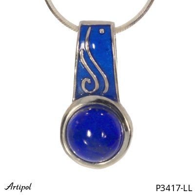 Pendentif P3417-LL en Lapis-lazuli véritable