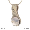 Pendant P3417-QR with real Rose Quartz