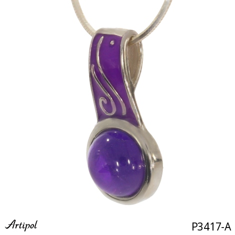 Pendentif P3417-A en Améthyste véritable