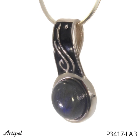 Anhänger P3417-LAB mit echter Labradorit