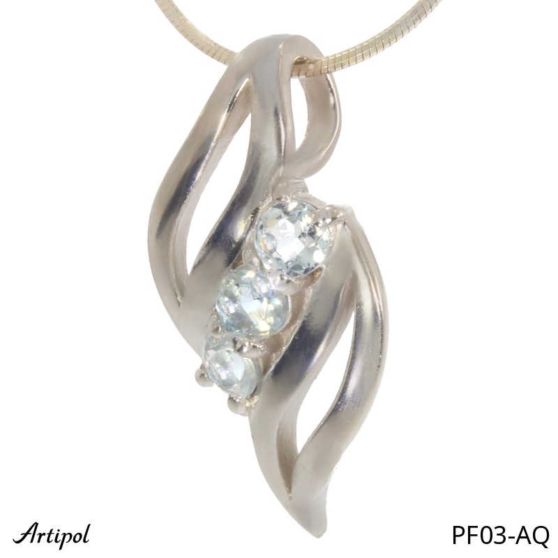 Wisiorek PF03-AQ z Akwamarynem