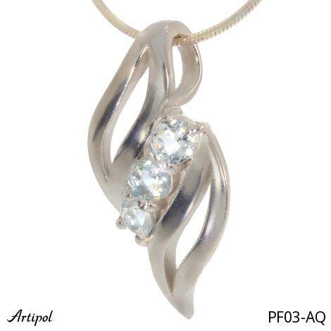 Wisiorek PF03-AQ z Akwamarynem