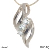 Pendant PF03-AQ with real Aquamarine